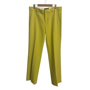 Banana Republic‎ Logan Fit Pants Trousers Lime Green Size 6